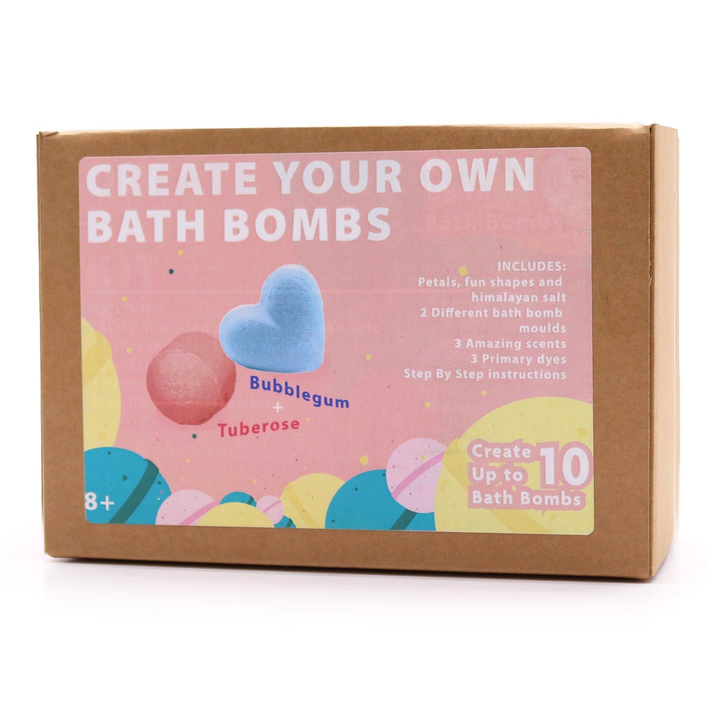 Kit de bombas de baño - Rosa y chicle