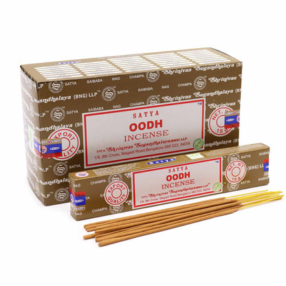Varillas de Incienso Satya Fragancia a Oodh (15g)