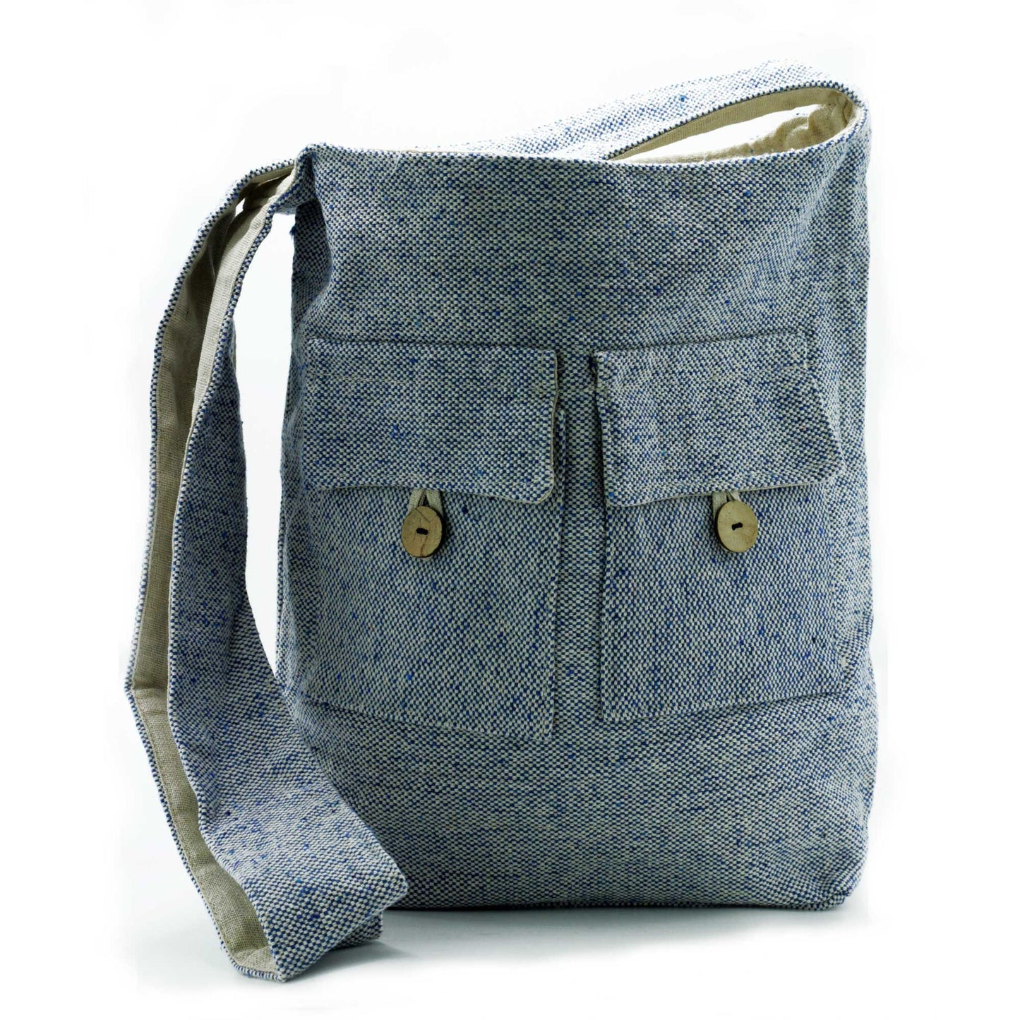 Bolso Grande de Denim con Dos Bolsillos
