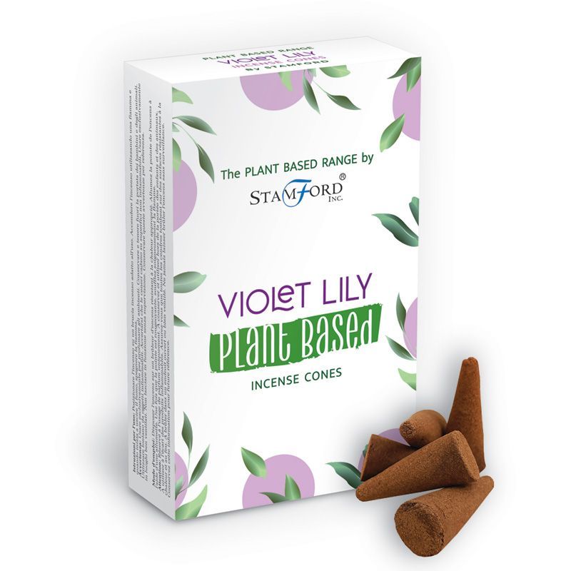 Conos de Incienso a Base de Plantas de Violeta Lilly