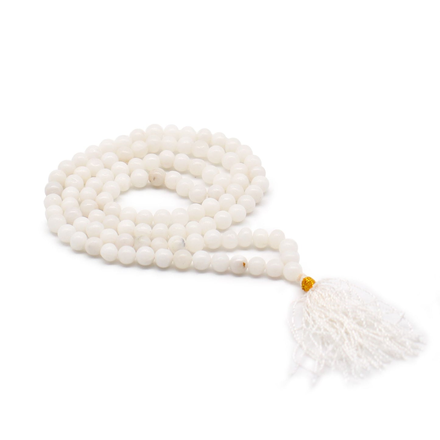 Japa Mala - Cuarzo Blanco - 108