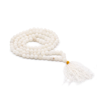 Japa Mala - Cuarzo Blanco - 108