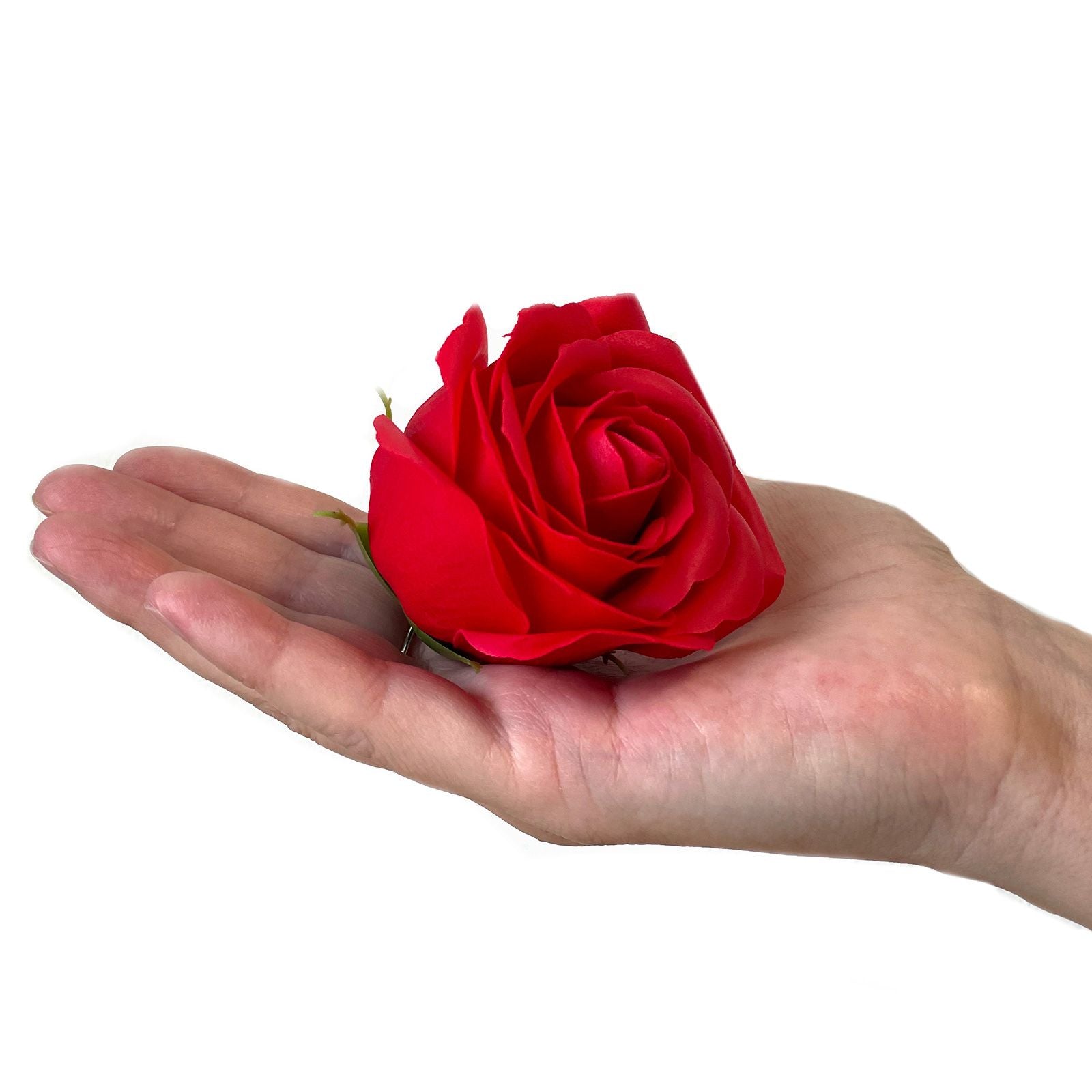 Caja de Regalo - Flor de Jabón  9 Rosas rojo - cuadrado