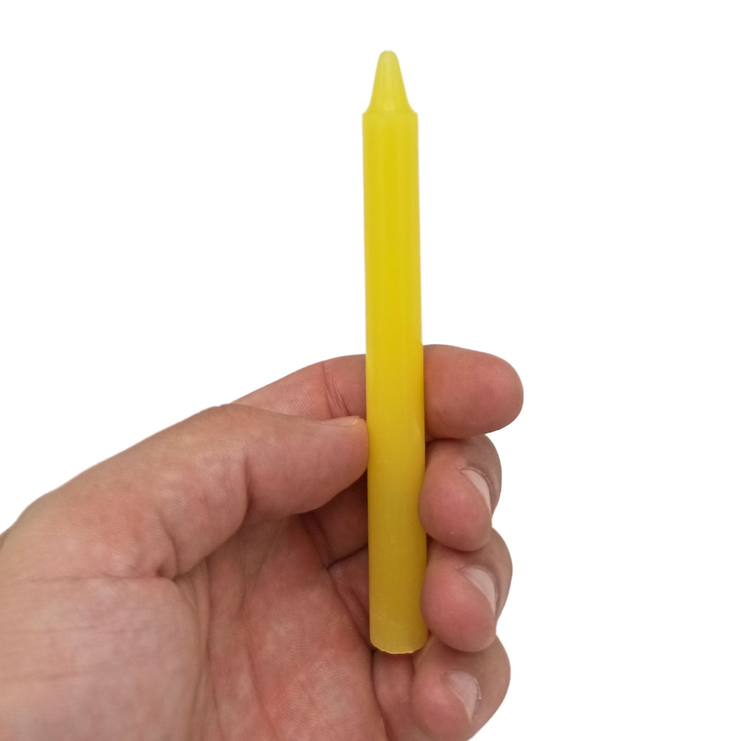 Velas Manifiesto Mágico Amarillas Chakra del Plexo Solar (Pack de 12 Unids)