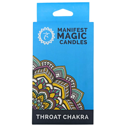 Velas Mágicas Manifest Azul Chakra Garganta (Pack de 12 unids)