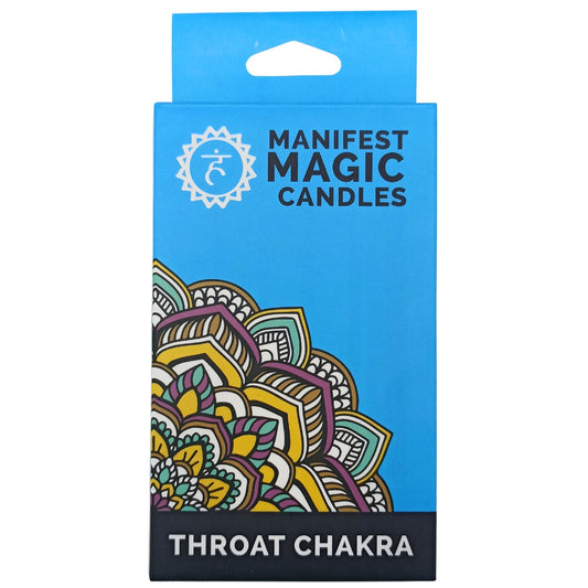 Velas Mágicas Manifest Azul Chakra Garganta (Pack de 12 unids)