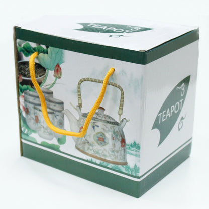 Set de tetera - Mosaico verde