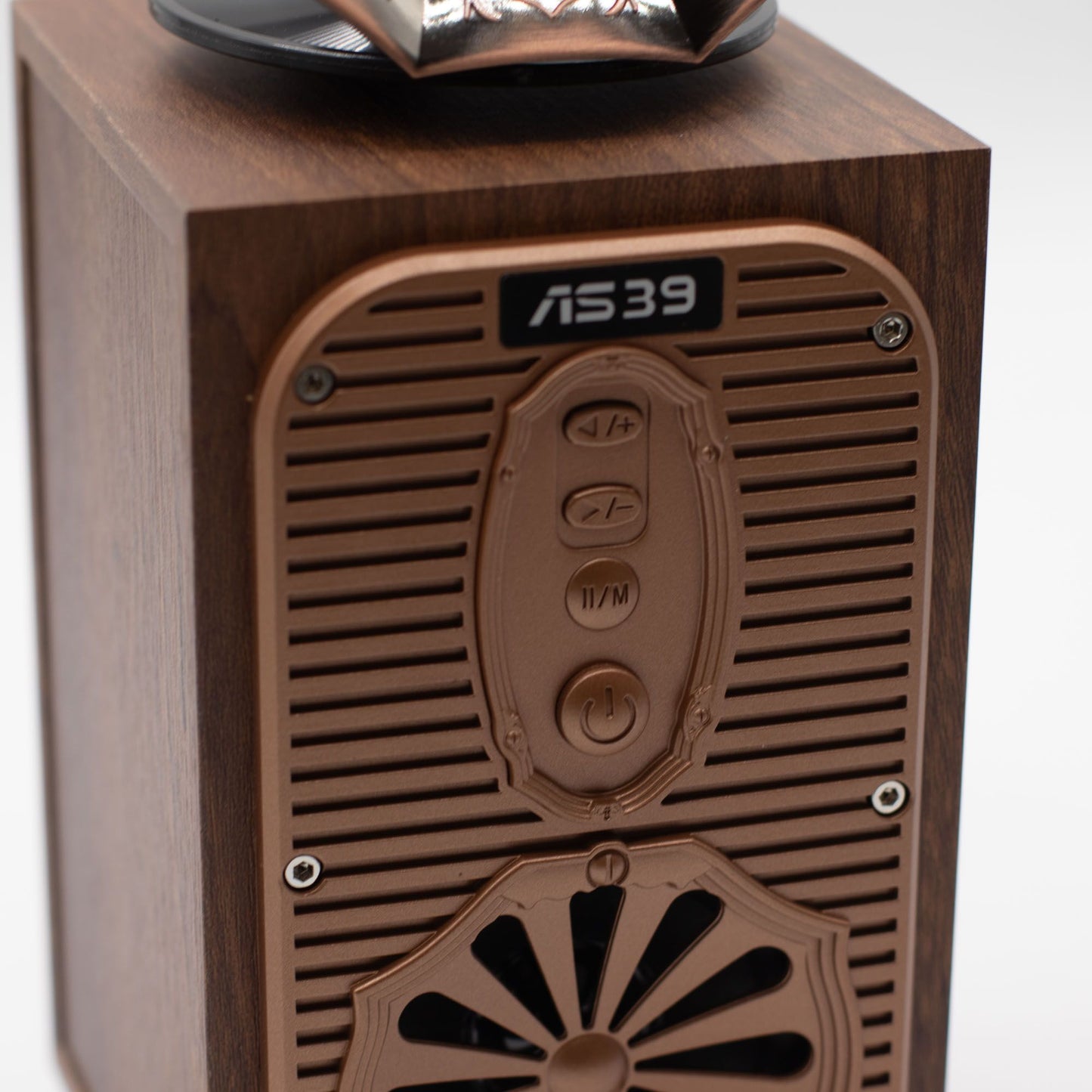 Altavoz retro de gramófono alto (Extra Alto) - Bluetooth - 8 vatios