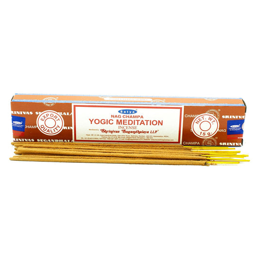 Varillas de Incienso Satya Yogic Meditation (15g)
