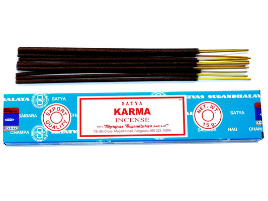 Varillas de Incienso Satya con Fragancia a Karma (15gm)
