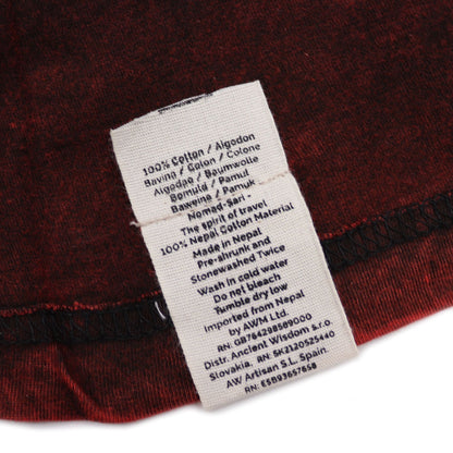 Camiseta Nomad Sari pequeña - Mandala - Granate