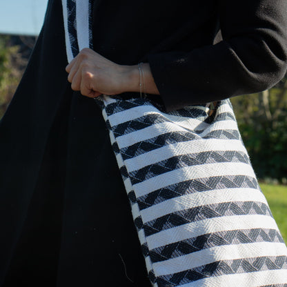Bolsos Jacquard Naturales – Atlas Nómada – Bolso Tote Nómada