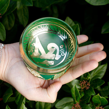 Mini Cuenco tibetano Set de Regalo - Verde