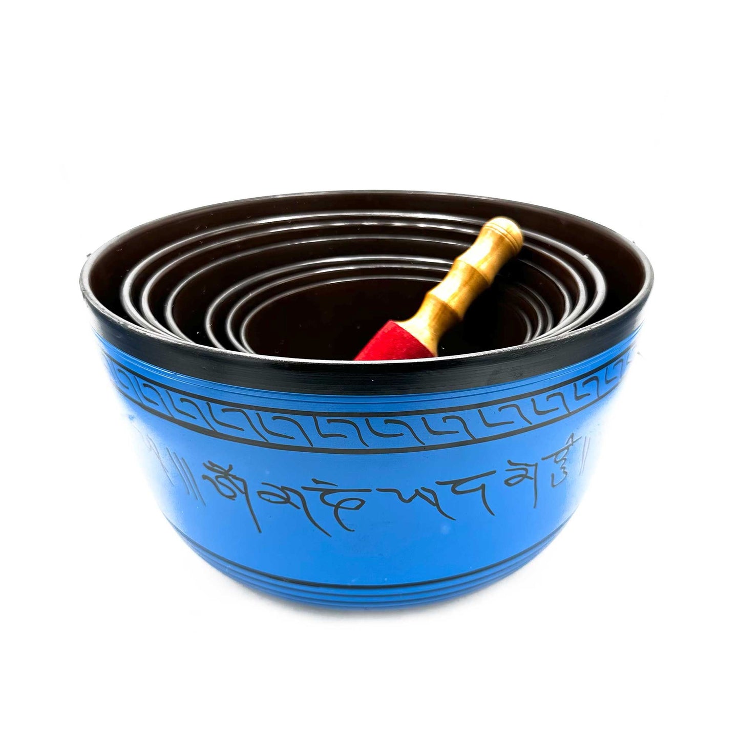 Juego de 7 Cuencos Tibetanos con Chakras Pequeños (14-22cm)