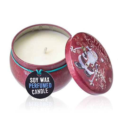 Vela de Cera de Soja Vintage Christmas con Aroma a Naranja Especiada