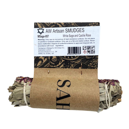 Atado de Hierba - Salvia Blanca y Rosa de Castilla