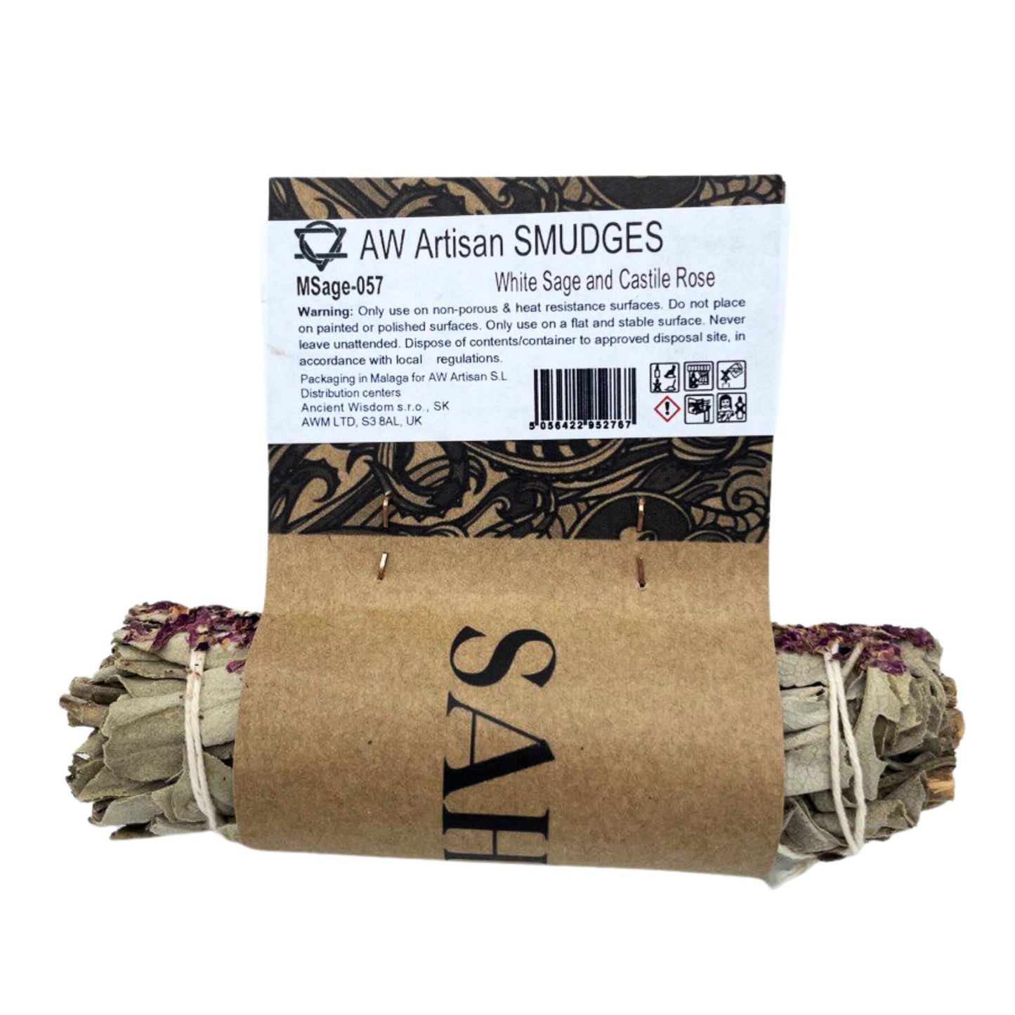 Atado de Hierba - Salvia Blanca y Rosa de Castilla