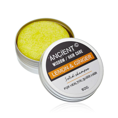 Lata de Champú Solido 60g - Limón y Gengibre