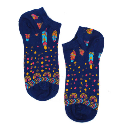 Calcetines bajos en Fibra de Bamboo Hop Hare Plumas de India (36-40)