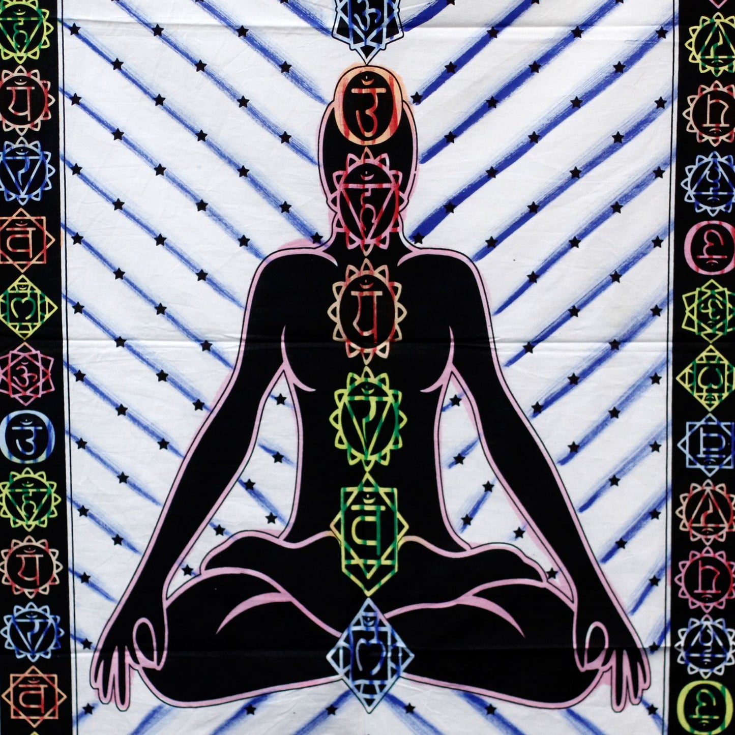 Poster de Algodón para Pared Buda Chakras