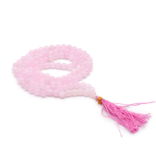 Japa Mala - Cuarzo Rosa -108