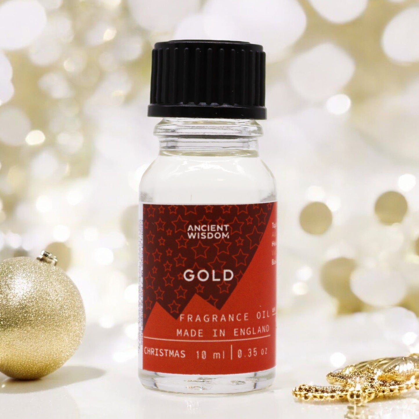 Aceite con Fragancia a Oro "Navidad" (10ml)
