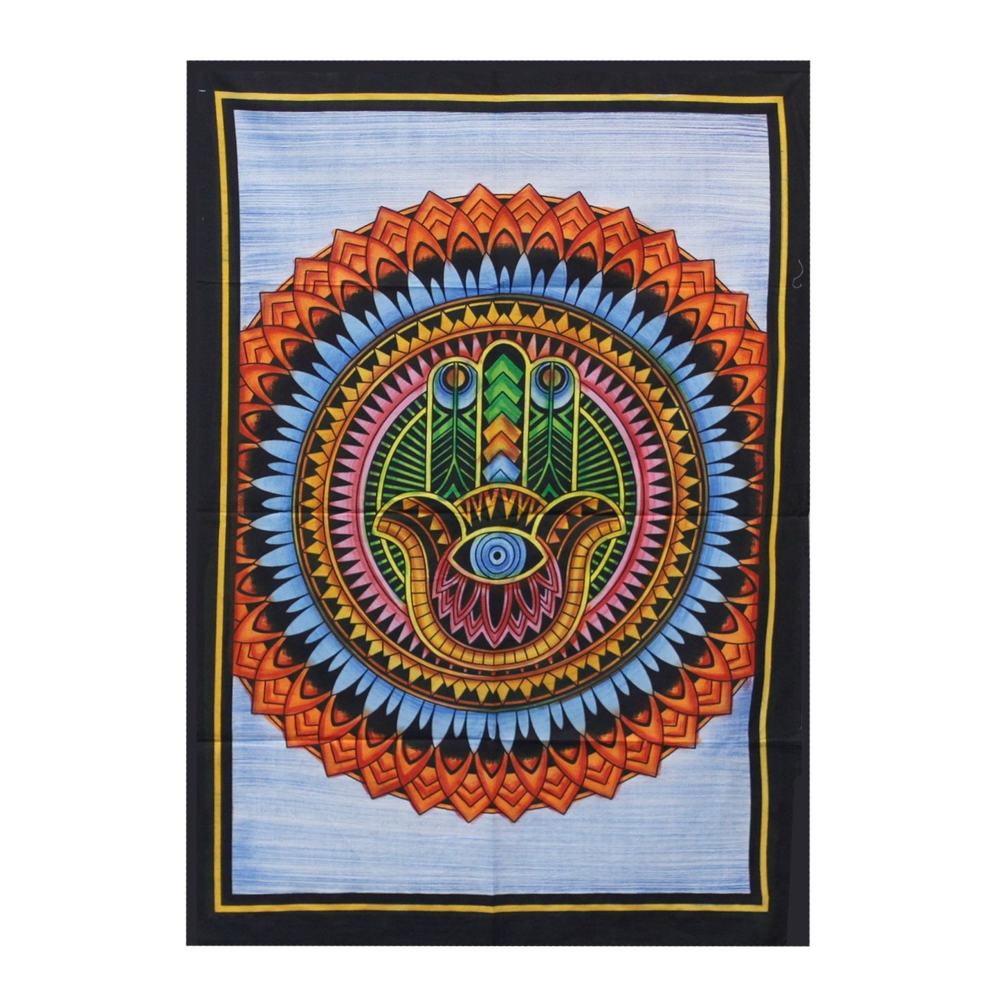 Arte de Pared de Algodón Hamsa