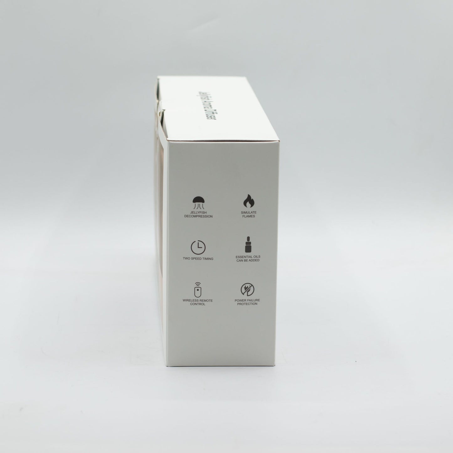 Difusor de aromas con efecto de modelo de barco y LED que cambia de color