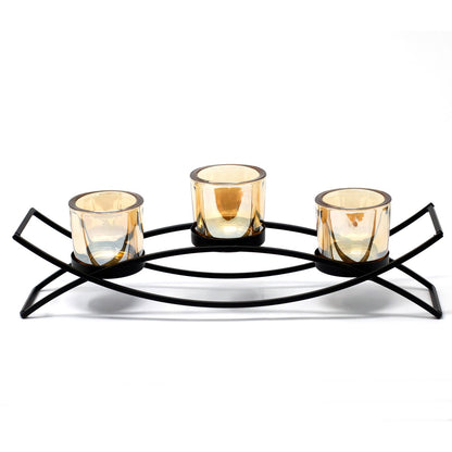 Candelabro de Hierro para 3 Velas