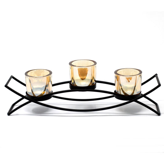 Candelabro de Hierro para 3 Velas