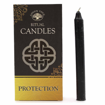 Caja de 10 velas para Protección