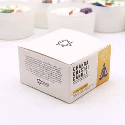Velas de Cristal de Chakra - Chakra del Plexo Solar