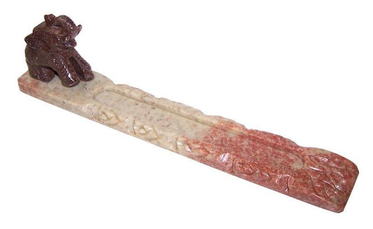 Porta Incienso co Forma de Elefante de Esteatita