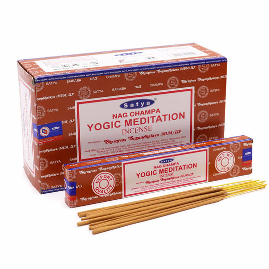 Varillas de Incienso Satya Fragancia a Yogic Meditation (15g)