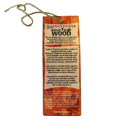 Tabla de cortar de teca - 50cm