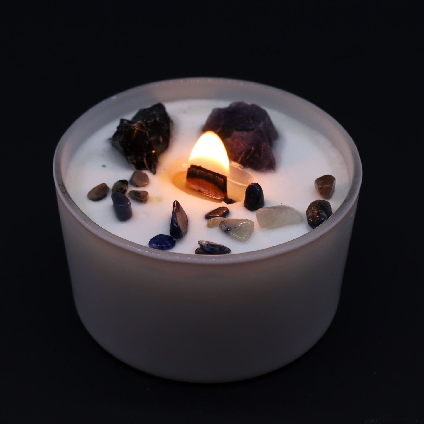 Velas de Cristal de Chakra - Chakra del Plexo Solar