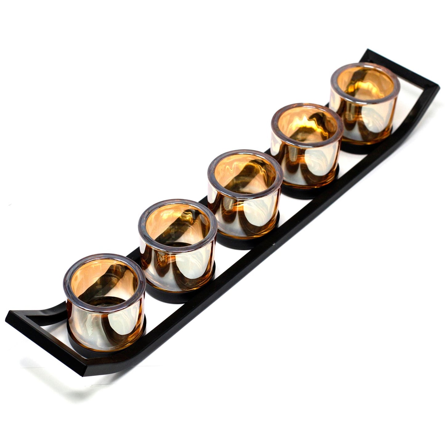 Candelabro de Hierro para Repisa para 5 Velas