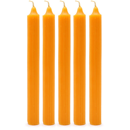 Caja de Velas para Mesa de Color Mango Rústico (Pack de 21 unids)