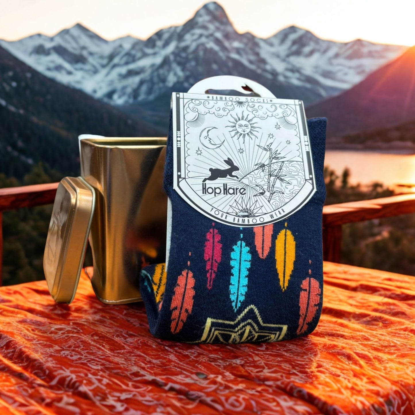 Calcetines Hop Hare Ojo Psicodélico con Lata (41-46)