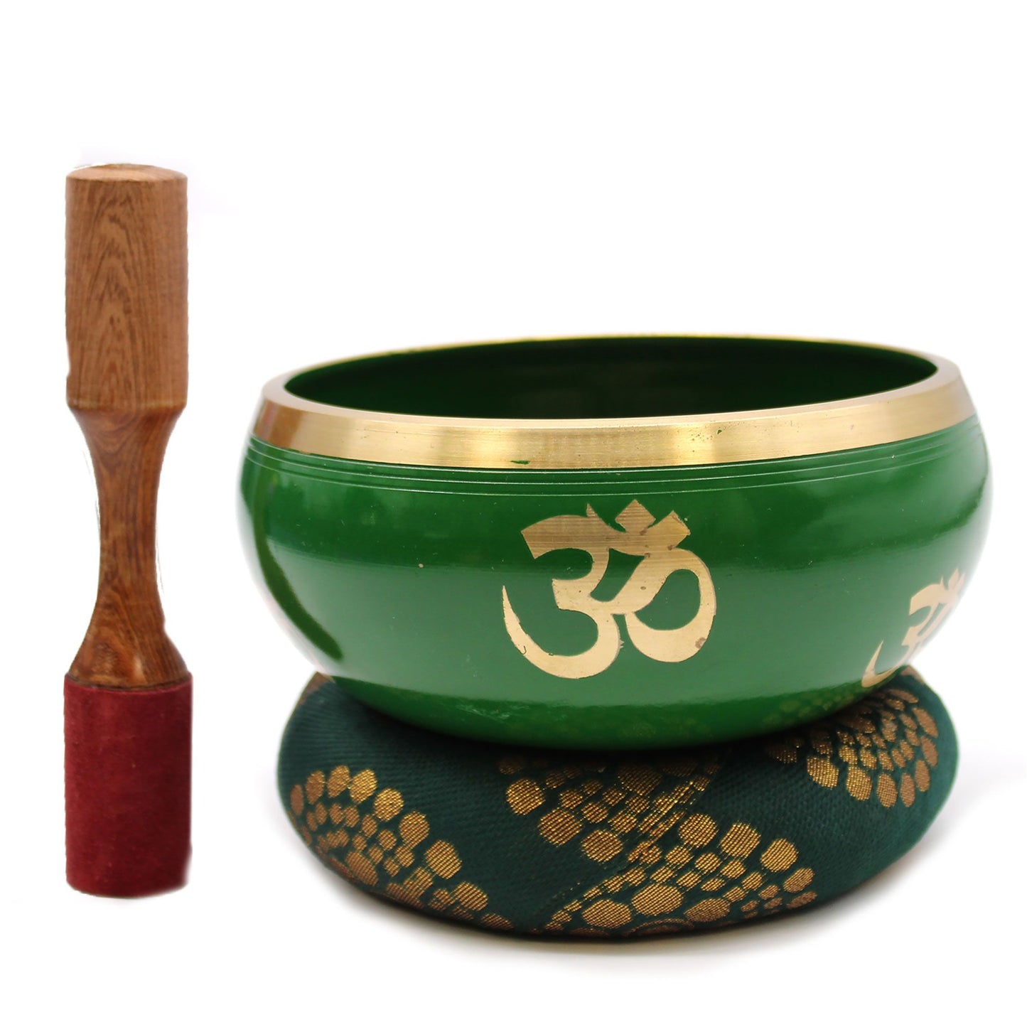 Cuenco Tibetano Verde Grande Árbol de La Vida (14cm)