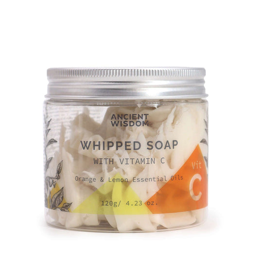 Jabón de Crema Batida Aromaterapia con Vitamina C – Piel Radiante y Energizada