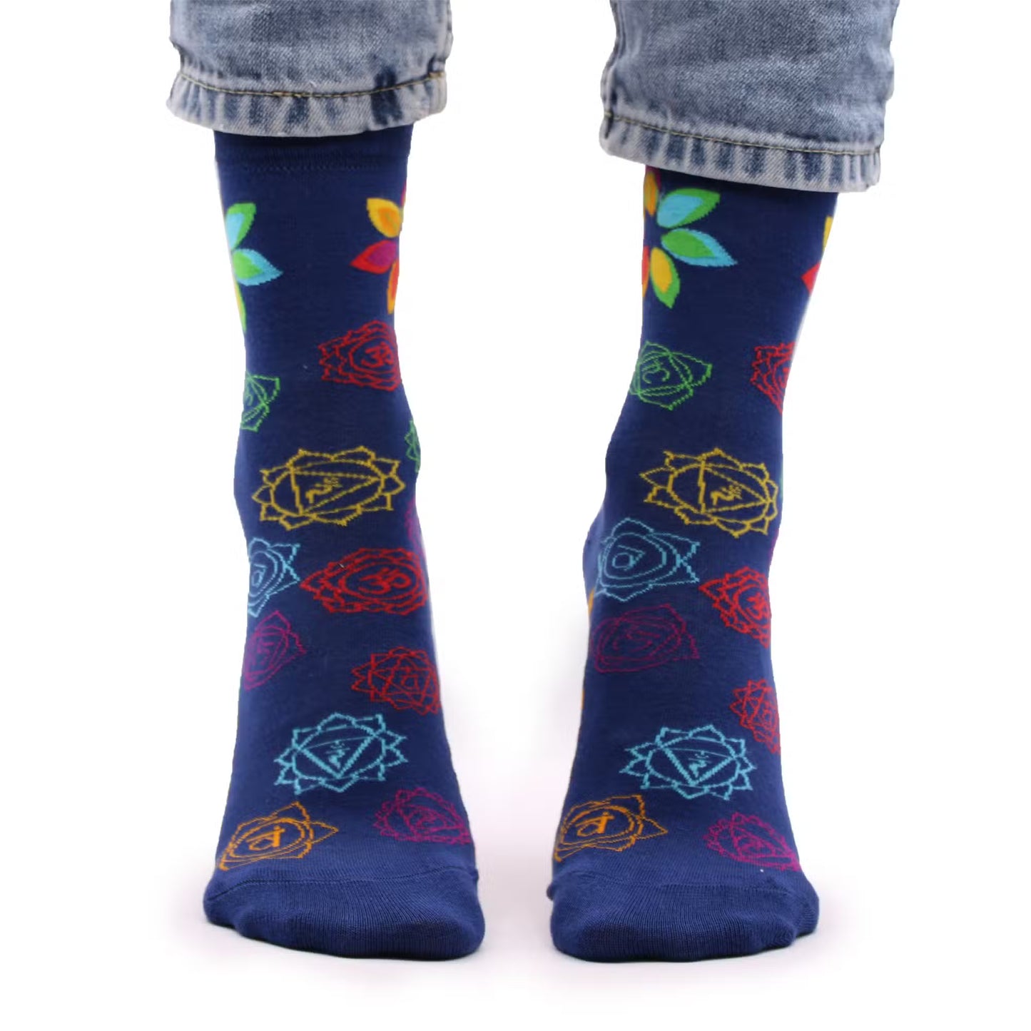 Calcetines Hop Hare en Fibra de Bamboo Rainbow Chakra (38-40)